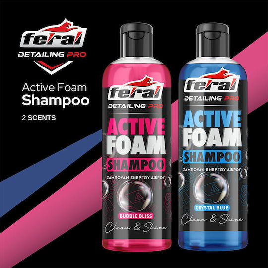 Feral Detailing Pro Car Wash Shampoo with Scent Bubble Gum 500ml