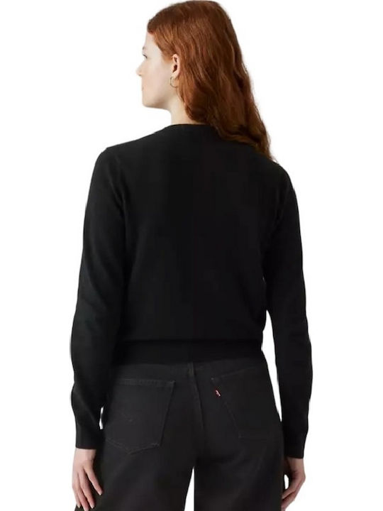 Cardigan Tricotat pentru Femei Negru