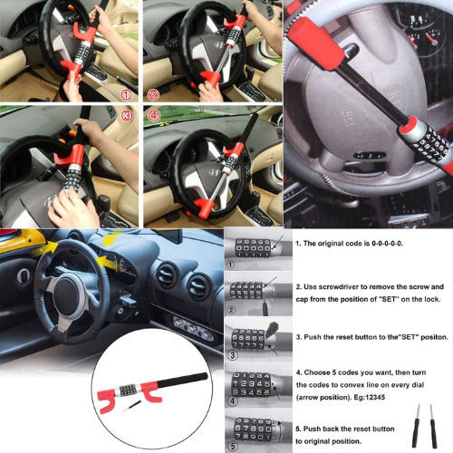 Anti-theft Car Steering Wheel Lock