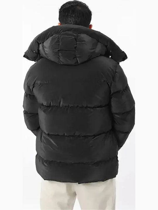 Winter Jacke Puffer Black