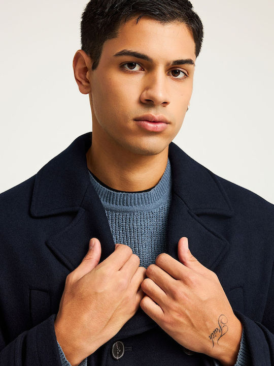 Men's Coat Navy Blue