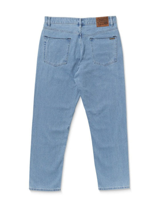 Fivedown Men's Jeans Pants with Relaxed Tapered Fit Blue