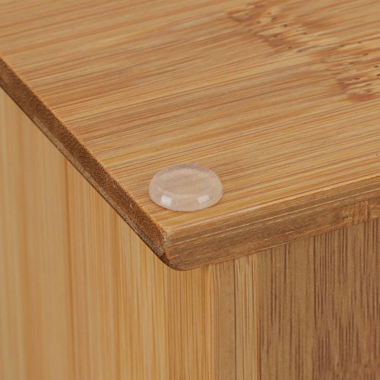 Relaxdays Tea Coffee Box with Lid Wooden Brown 29x11.5x30cm