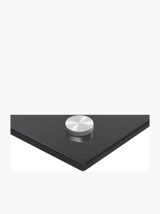 Kitchen Back Panel 2 Pieces Black 90 x 40 cm Tempered Glass 3415437 Black