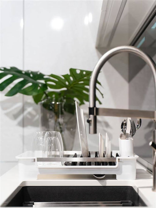 Vialli Design Spülbeckenablauf Kunststoff Weiß