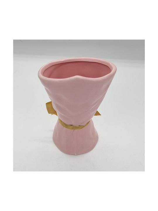 Velve Διακοσμητικό Βάζο Keramik Rosa 21cm 1Stück