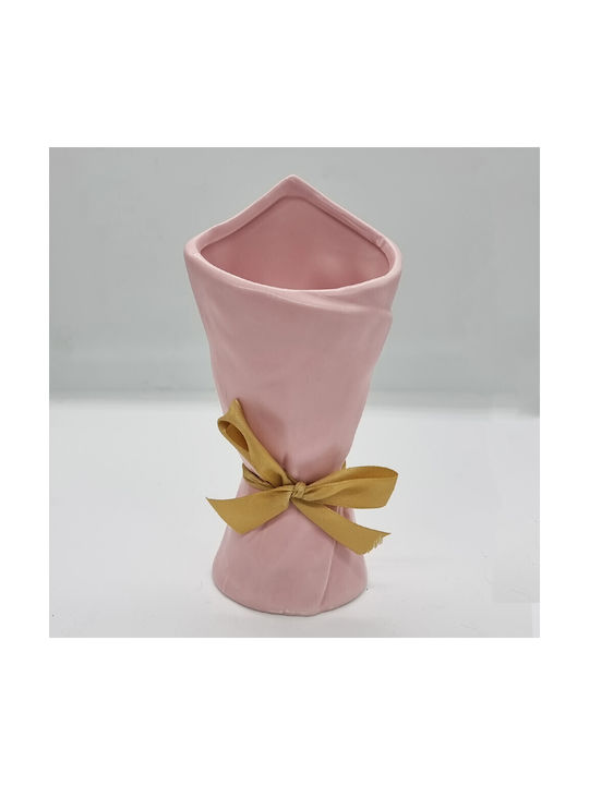Velve Διακοσμητικό Βάζο Keramik Rosa 21cm 1Stück