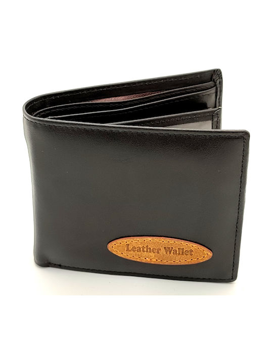 Leather Men's Wallet Classic Black
