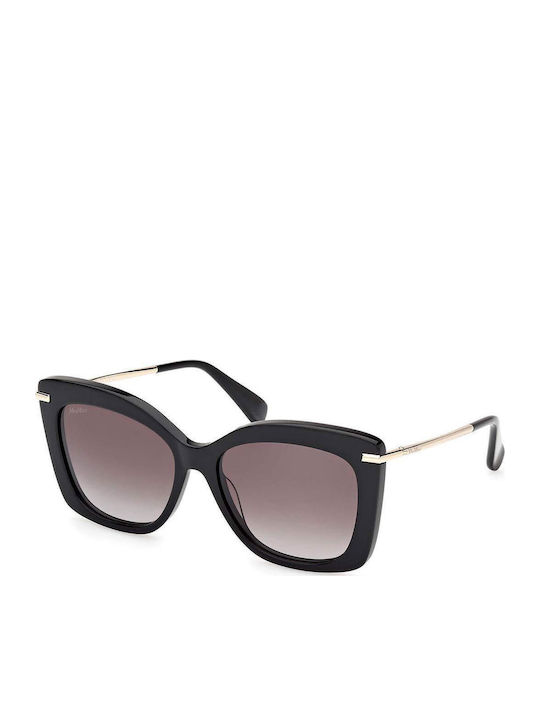 Max Mara Sunglasses Μαύρα with Mixed Frame & Black Lens Max Mara Sunglasses Μαύρα with Mixed Frame & Black Lens