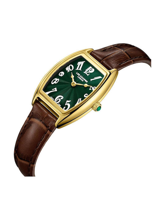 Lee Cooper Battery Watch with Leather Strap Lee Cooper Battery Watch with Leather Strap