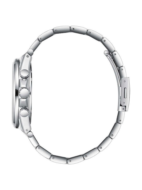 Lee Cooper Bracelet Men's Watch Battery with Silver Metal Bracelet