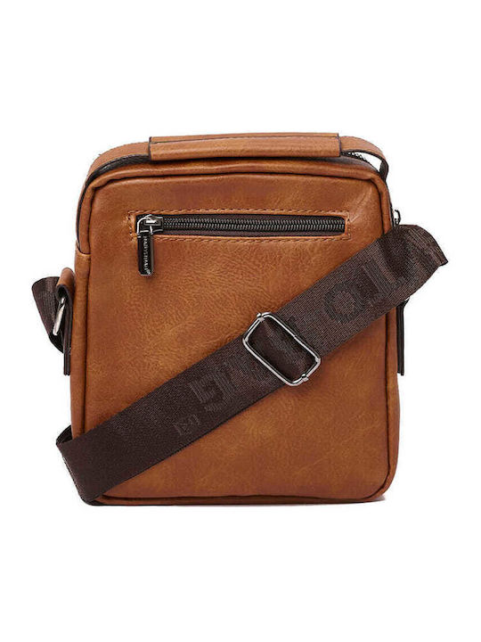Kreuzweise Herrentasche Schulter / Crossbody Braun