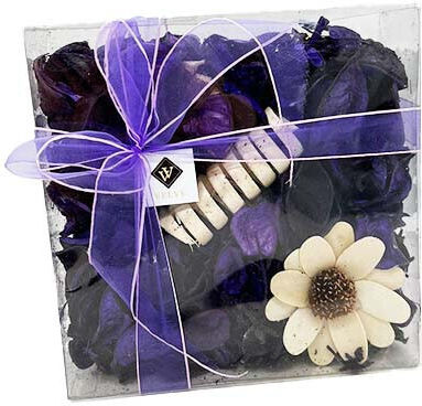 Blumengesteck In Einer Rundbox Seifenrosen Belgische Trüffel Duftgetrocknete Blumen Rote