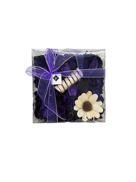 Aranjament Floral În Cutie Rotundă Trandafiri Săpun Trufe Belgiene Flori Uscate Parfumate Roz