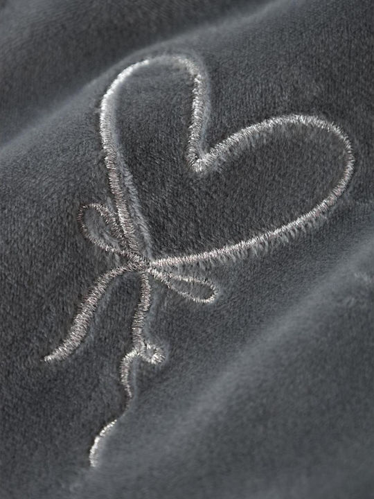 Kinderstrickjacke mit Kapuze Lava Smoke