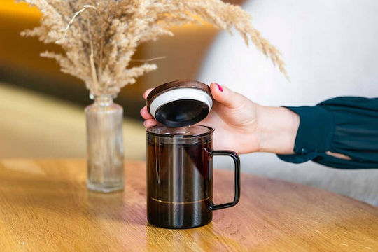Cup Tea Glass Gray 350ml