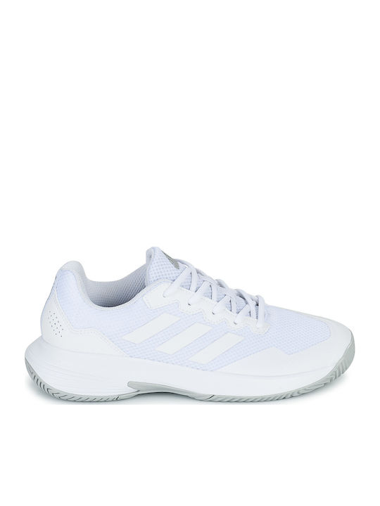 adidas Gamecourt 2.0 Women's Tennis Shoes for Hard Courts Cloud White / Grey Two
