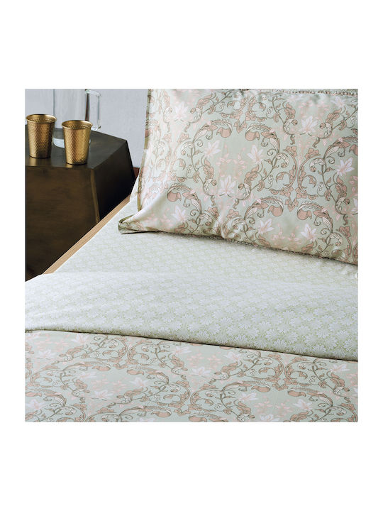 Kentia Duvet Cover Set Cotton Queen with 2 Pillowcases 220x240 Cressida 21
