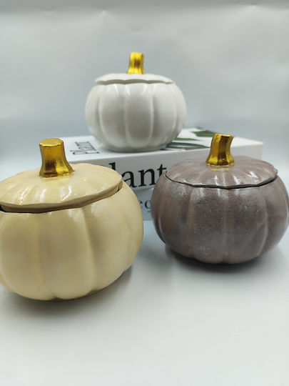 Handgefertigte Braune Kerze aus Soja in Gefäß – Duft Butter Caramel – Ousia Creations