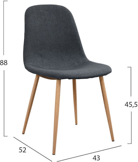 Esszimmer Minimal 5Stück Grey 120x80cm