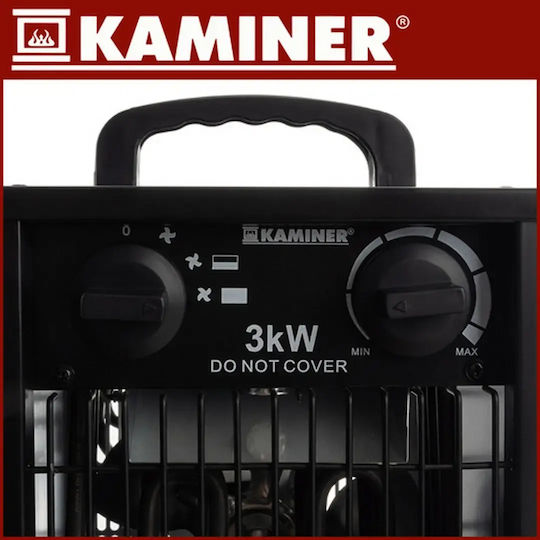 Kaminer Căldură radiantă Cuarț cu termostat și ventilator 3000W