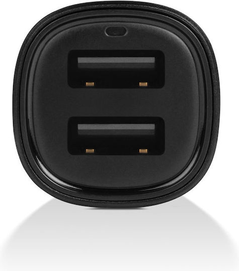TTEC Φορτιστής Αυτοκινήτου 5W με Θύρες: 2xUSB μαζί με Καλώδιο Lightning / Type-C Μαύρο Χρώμα