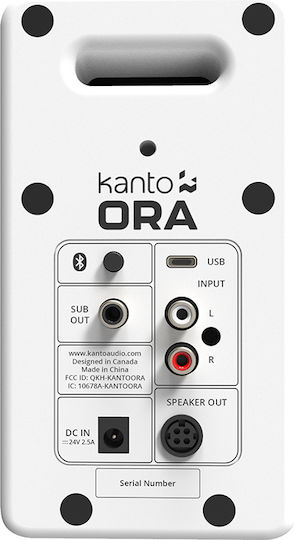 Kanto Studio Monitor Lautsprecher 3" 100W Paar Weiße
