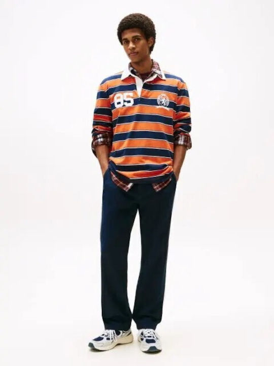 Trousers Chino Elastic in Slim Fit Dark Night Navy
