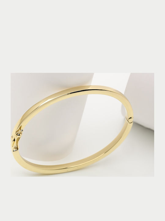 Lunaorocreations Women's Yellow Gold 14K Handcuff Bracelet Small