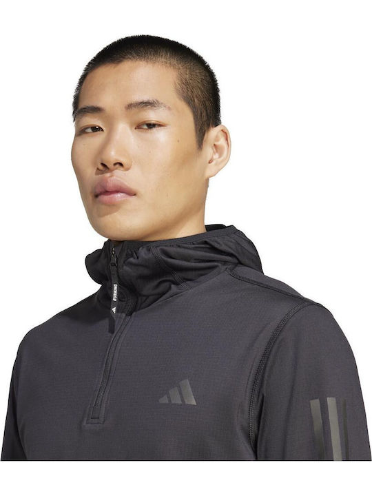 Sweatshirt mit Kapuze Schwarz