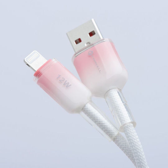 Forcell USB-A to Lightning Cable 12W Λευκό 1m