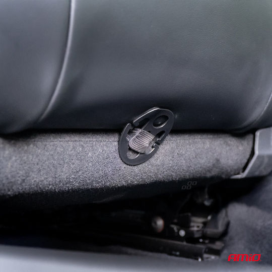 Amio Car Seat Cover Lumbar Support 45x120cm Csm-17 Gray 04430