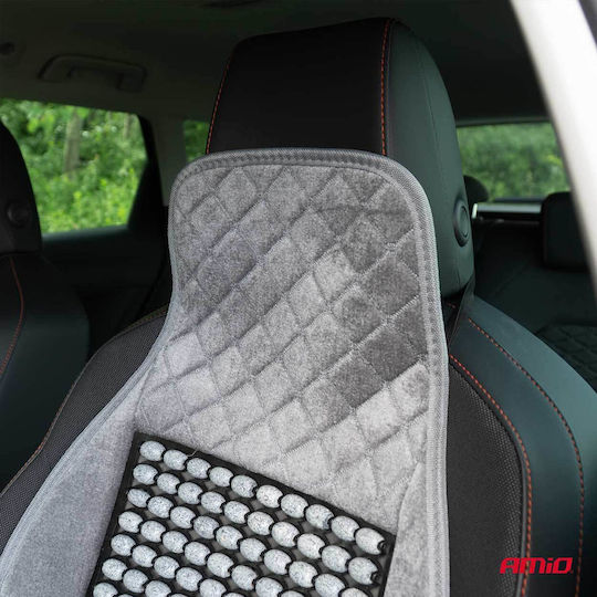 Amio Car Seat Cover Lumbar Support 45x120cm Csm-17 Gray 04430