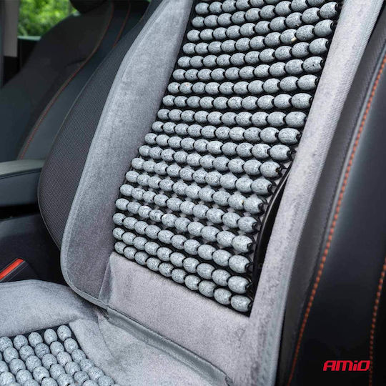 Amio Car Seat Cover Lumbar Support 45x120cm Csm-17 Gray 04430