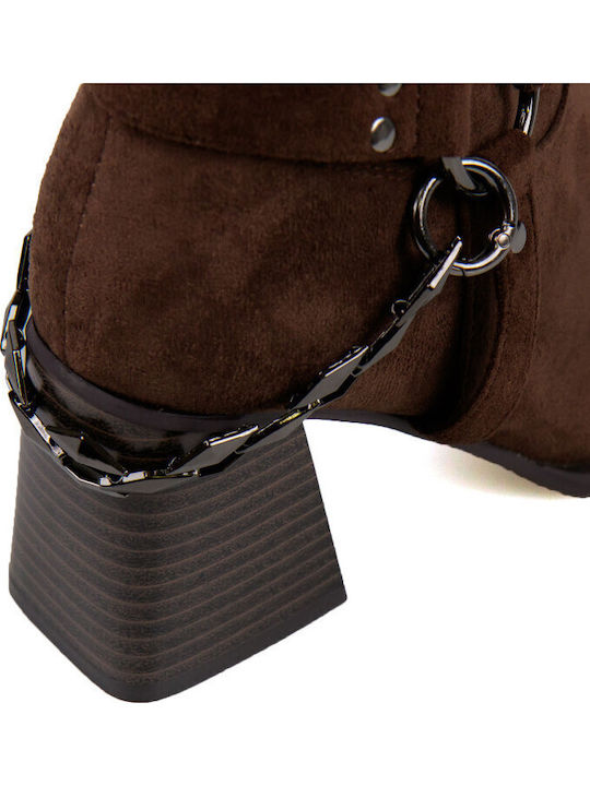 Suede Women's Boots Brown