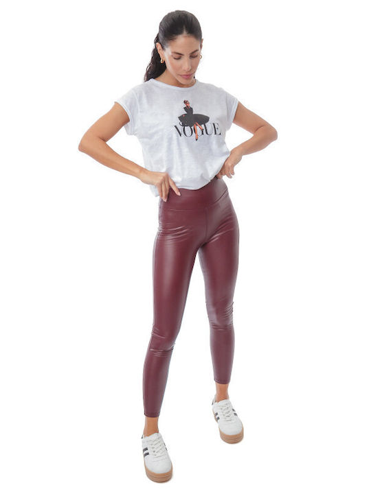 Women's Legging Burgundy
