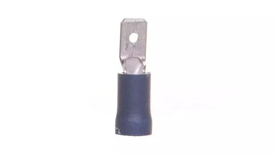 Ergom Quick Disconnect Electrical Terminals Blue 1131-515AA-ER050 Set Of 100 Pieces