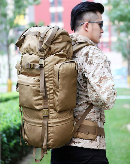 Military Backpack Backpack Black 80lt