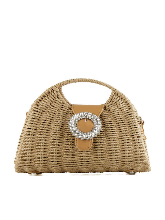 Straw Women's Bag Handbag Beige