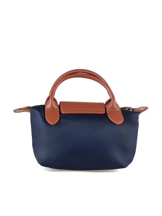 Satin Women's Bag Handbag Blue