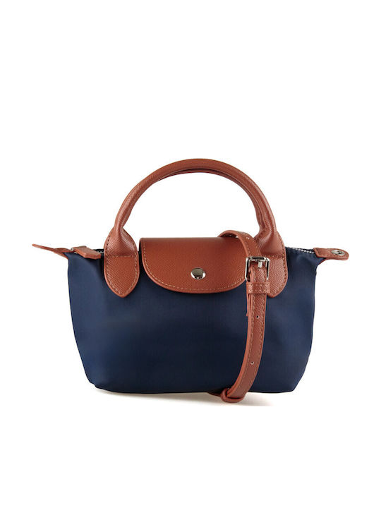 Satin Women's Bag Handbag Blue