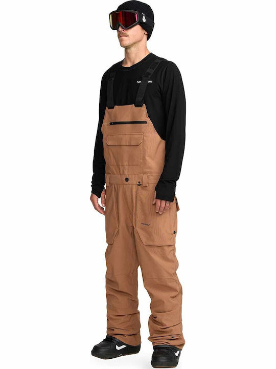 Volcom Snow Roan G1352608-TBR Ανδρική Σαλοπέτα Σκι & Snowboard Καφέ