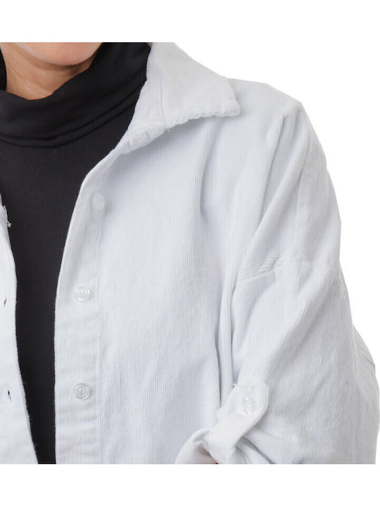 Women's Long Sleeve Shirt White