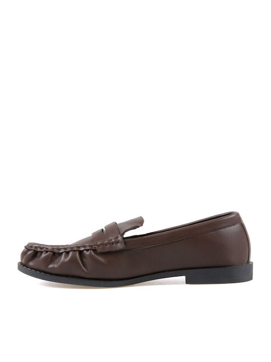 Women's Loafers in Brown Color