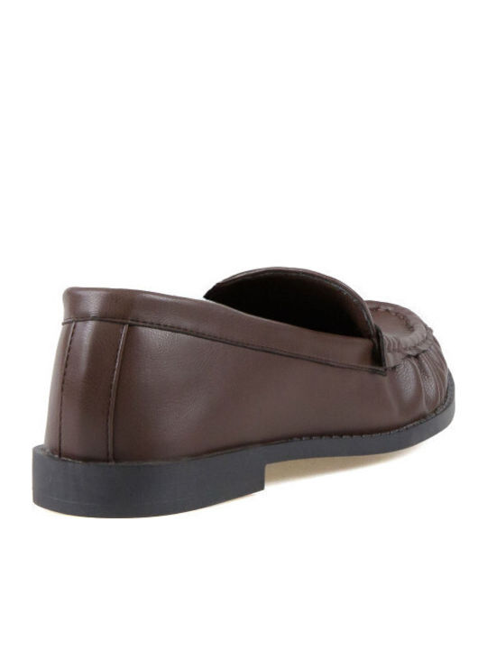 Women's Loafers in Brown Color