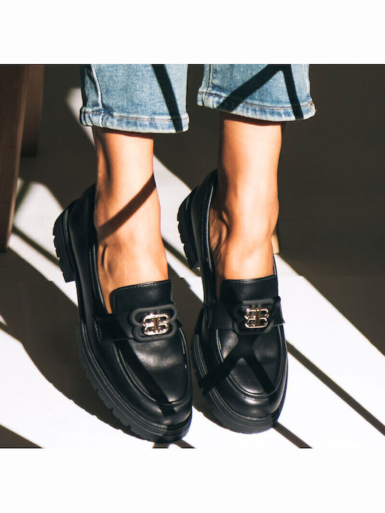 Damen Loafers in Schwarz Farbe