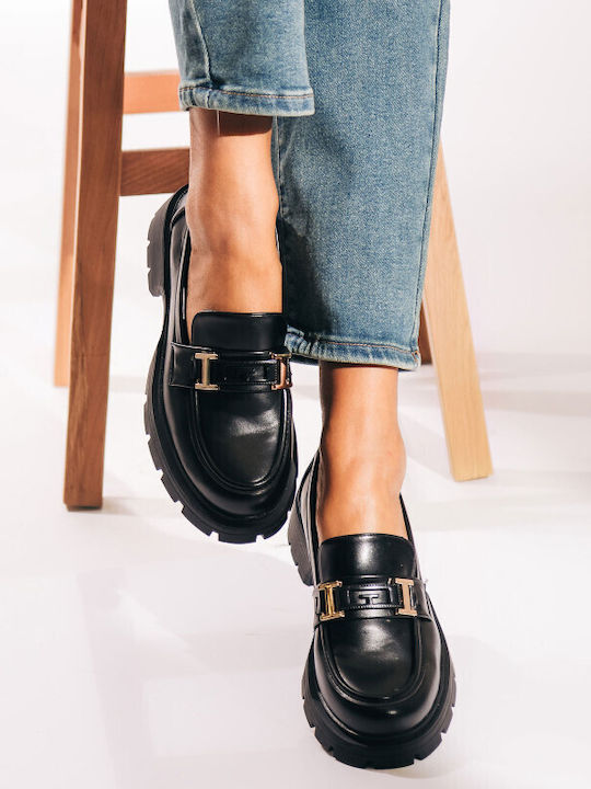 Women's Loafers in Black Color