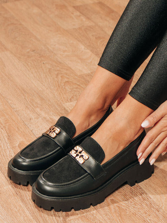 Γυναικεία Loafers σε Μαύρο Χρώμα