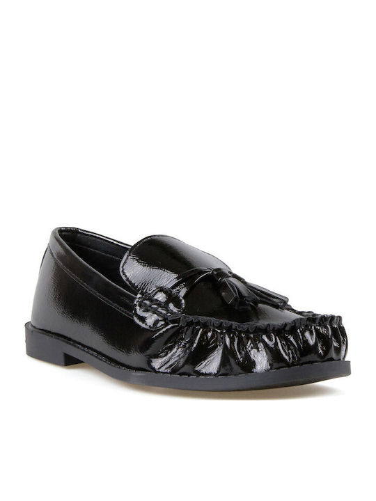 Λουστρίνι Γυναικεία Loafers σε Μαύρο Χρώμα