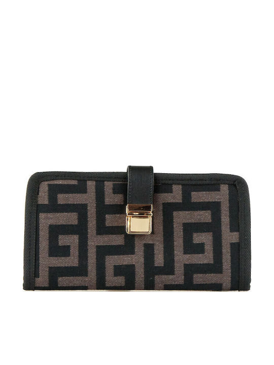 Fabric Women's Wallet Classic Brown
